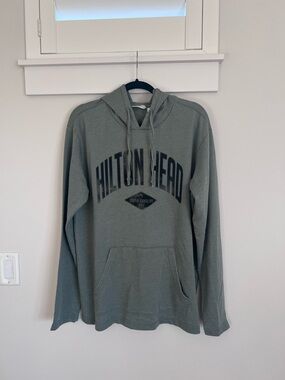 Camp David Green Hilton Head Hoodie NWT SZ L